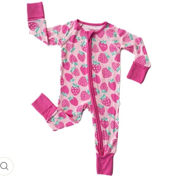 Little Sleepies Other - Little Sleepies Sweet Strawberries Zippy 12-18 months